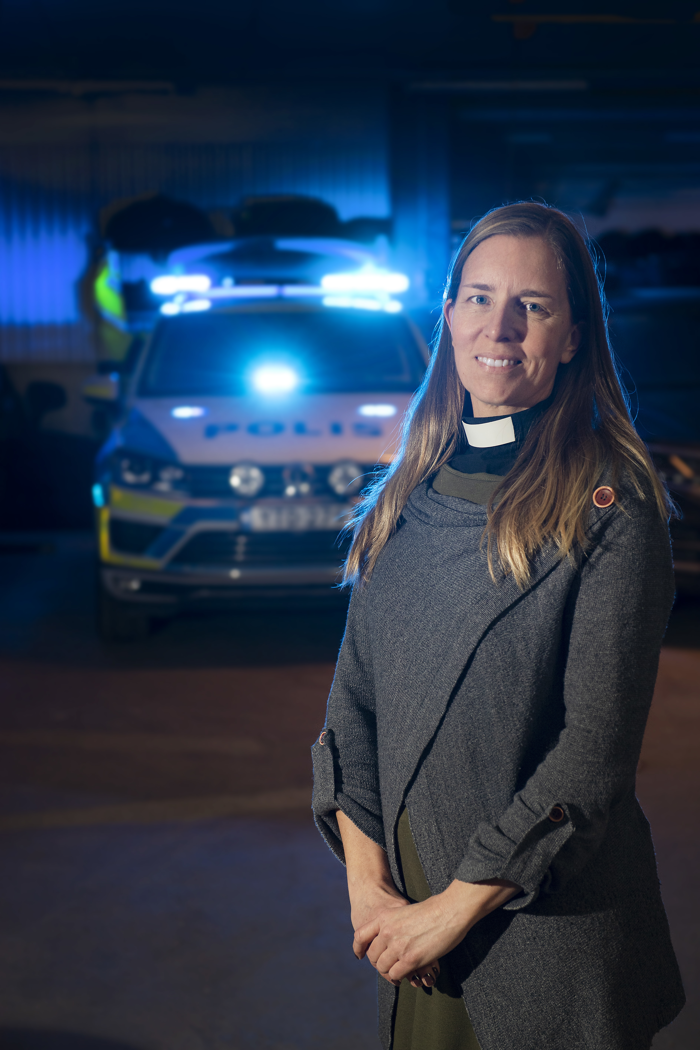 Polispastor Sara Flodquist. Foto.