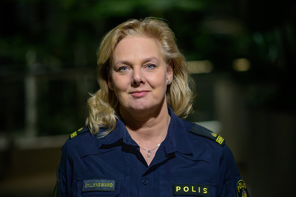 Erika Gyllenswärd, verksamhetsutvecklare brott i nära relation på enheten för utveckling för brottsbekämpning, UB Väst, Noa.