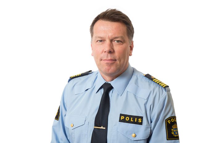 Palle Nilsson, polisområdeschef i Stockholm nord. Foto.