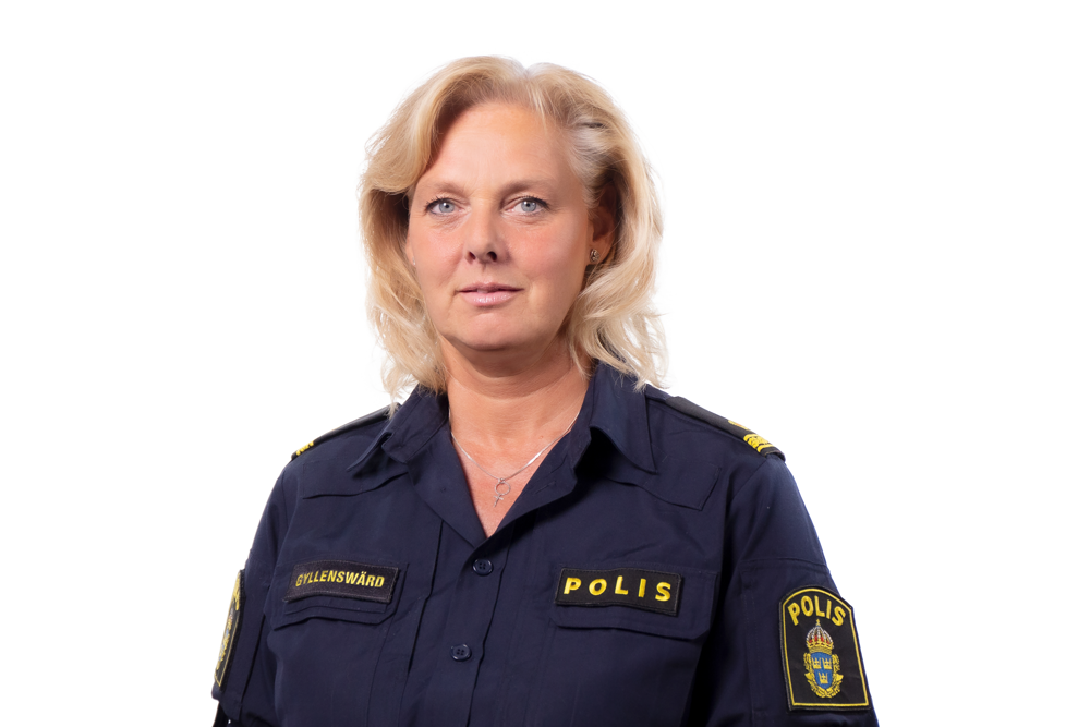 Erika Gyllenswärd, nationell samordnare för brott i nära relation hos polisens utveckling av brottsbekämpning, UB Väst. Foto.