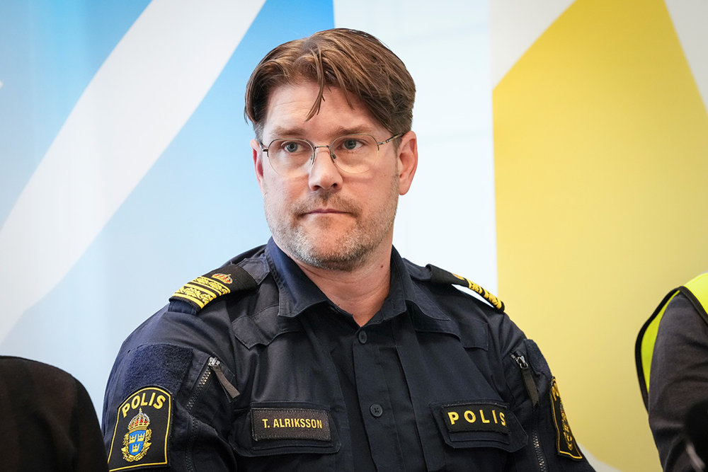 Tommy Alriksson, lokalpolisområdeschef för norra Västmanland. Foto.