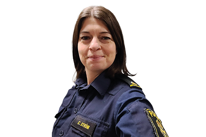 Catrin Ström, utredare brott i nära relation PO Dalarna. Foto.