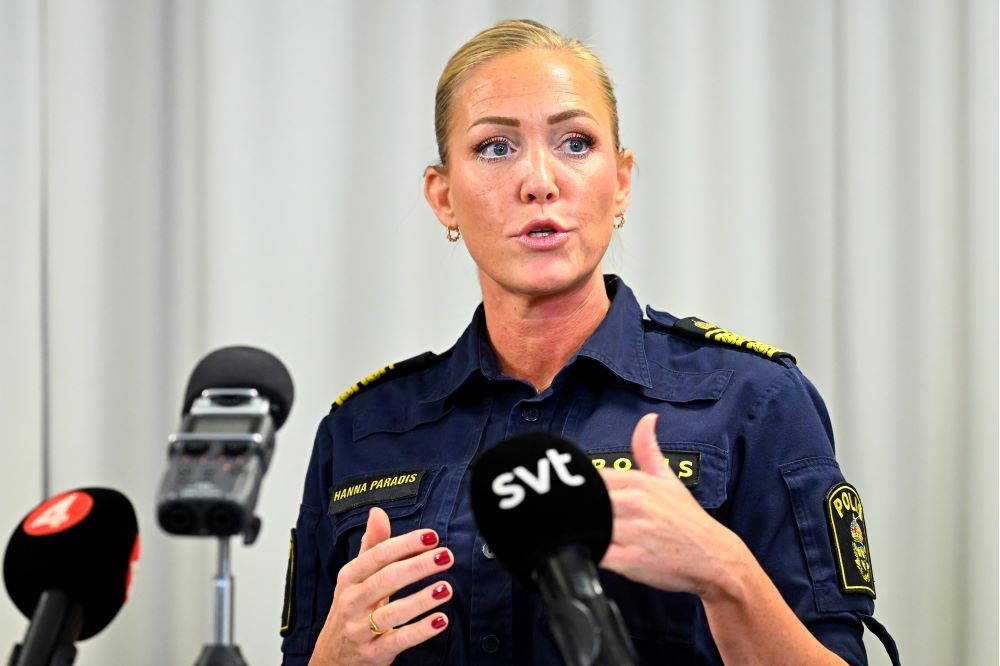 Hanna Paradis, nationell  kommenderingschef för den  nationella händelsen Frigg. Foto.